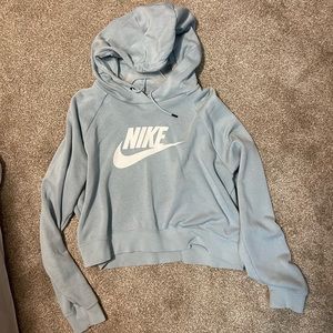 cropped nike hoodie